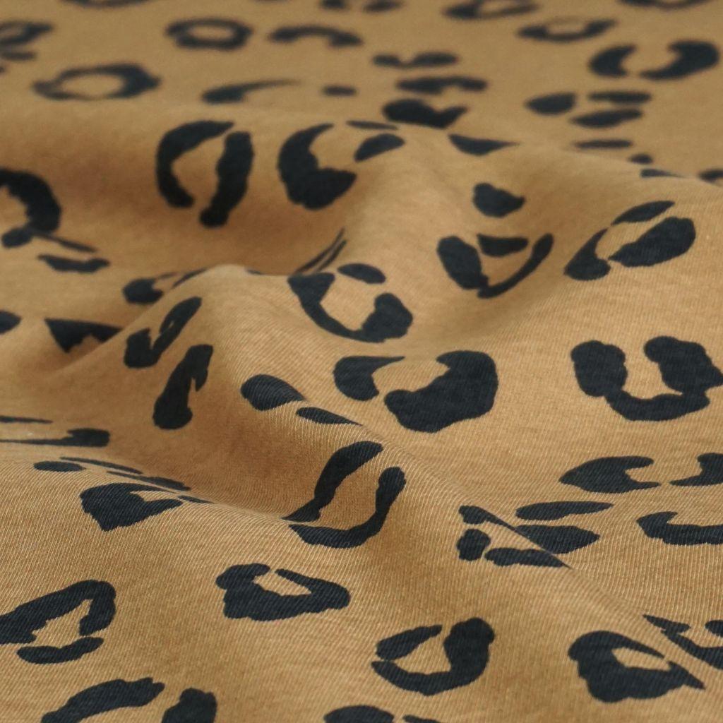 Sweat Stoff Leo messingbraun